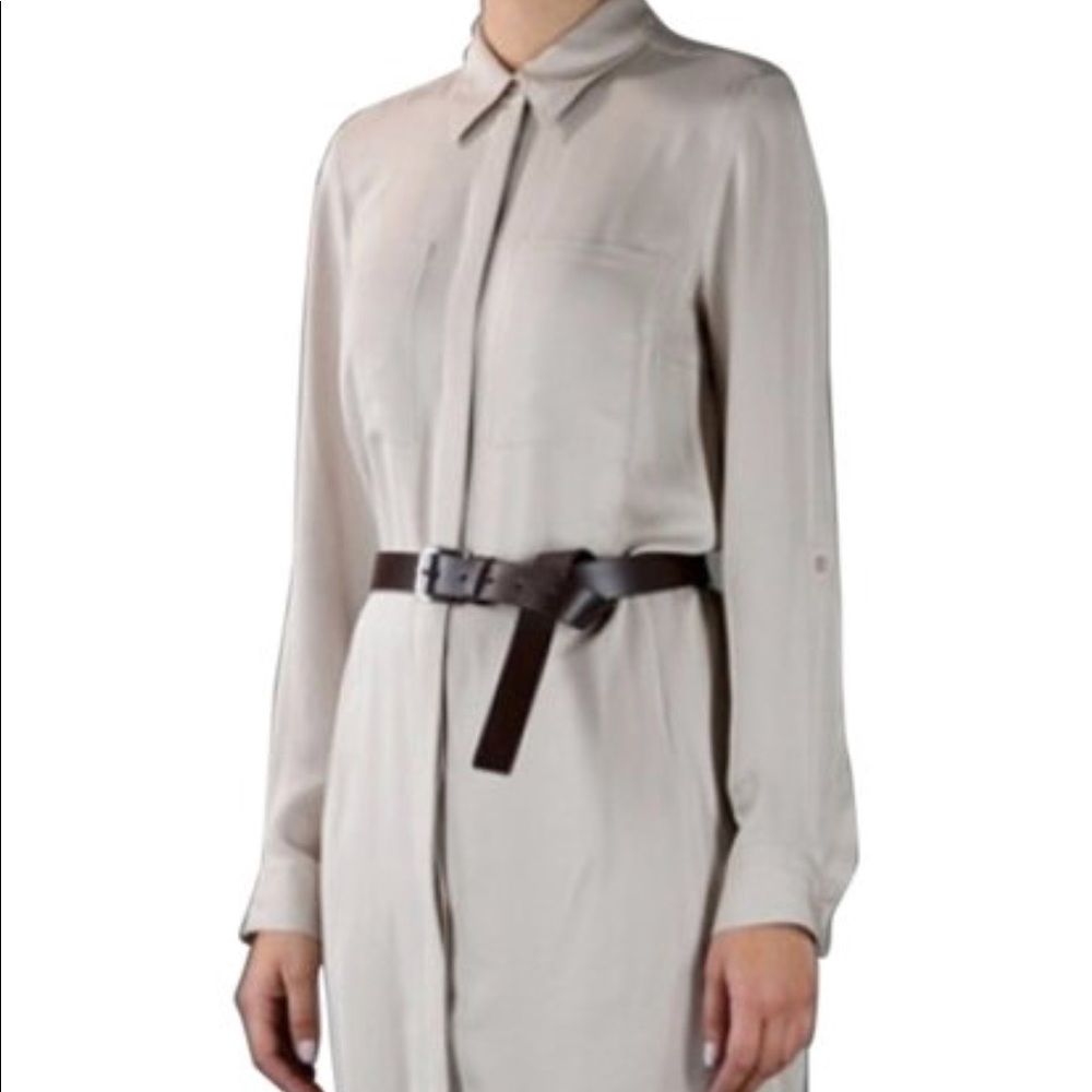 Michael Kors Taupe Silk Dress